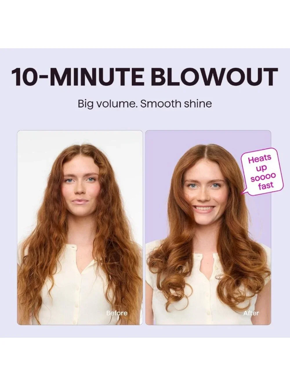 Thermal Brush Blowout Tool for Big Bouncy Waves | Negative Ion, Tourmaline, 5